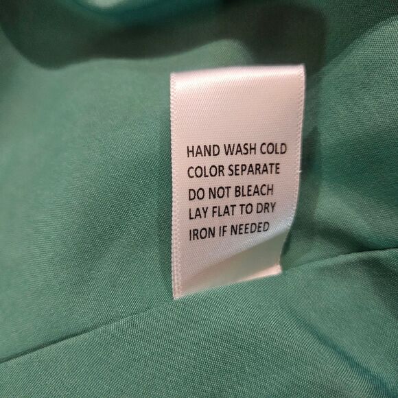 BiBi Women's Small Velour Peak Lapel Blazer Shamrock Green Long Line Jacket - Picture 6 of 10